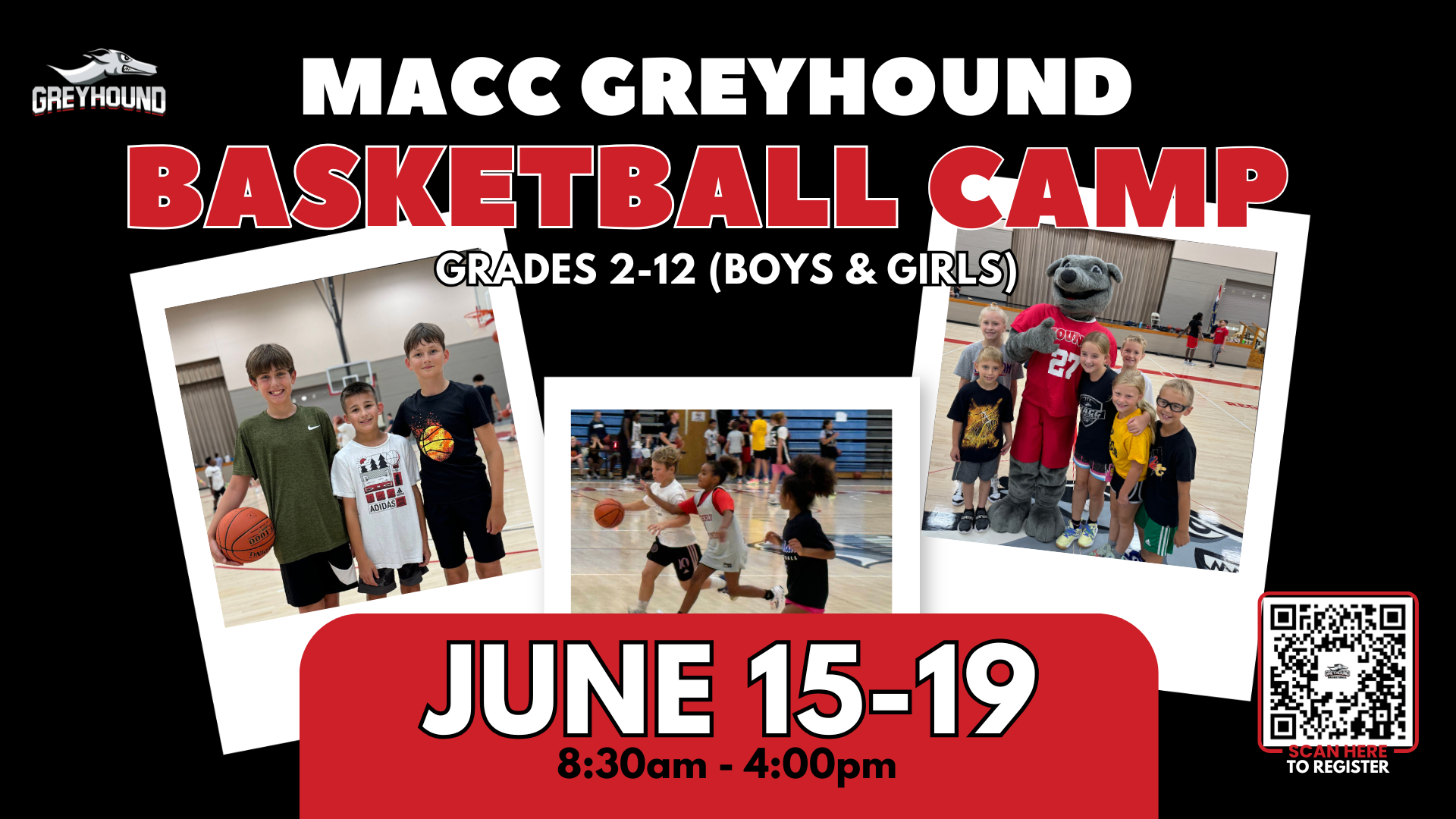 MACC Greyhound Basketball Camp | June 15&ndash;19